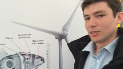 Simon Girard, ingénieur commercial chez Enercon (fabrication des éoliennes )