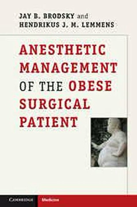 Anesthetic Management of the Obese Surgical Patient Jay B. Brodsky Ebook EPUB PDF