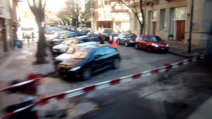 Linea Mitre - Mitre/Suarez anden ascendente estacion Belgrano. R estado de obras