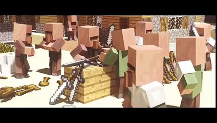 ♫ "Dragons" - A Minecraft Parody song of "Radioactive" By Imagine Dragons (Music Video) Animation