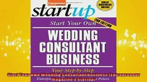 READ book  Start Your Own Wedding Consultant Business Entrepreneur Magazines Startup Full EBook