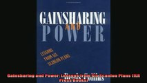 READ book  Gainsharing and Power Lessons from Six Scanlon Plans ILR Press Books Free Online