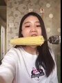 China Come maiz rapido pero sale mal / Why not to eat corn on the cob with a drill