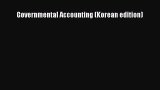 Read Governmental Accounting (Korean edition) Ebook Free