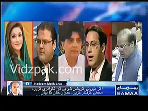 Nadeem Malik Shows Contradictory Statements of Hassan, Hussain, Maryam & Nawaz Sharif