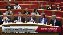 PJL Travail : audition des syndicats - Les matins du senat