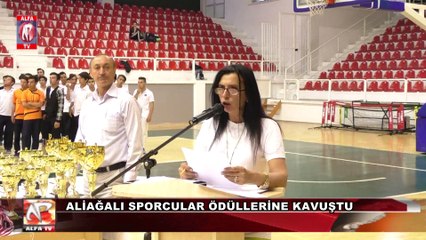 Aliağalı Sporcular Ödüllerine Kavuştu