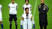 2010年5月24日日本代表VS韓国代表　試合後の川口ﾁｰﾑｷｬﾌﾟﾃｿ挨拶