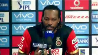 KKR vs RCB -  'AB De Villiers, Virat Kohli are like Batman and Superman'- Chris Gayle - IPL 2016