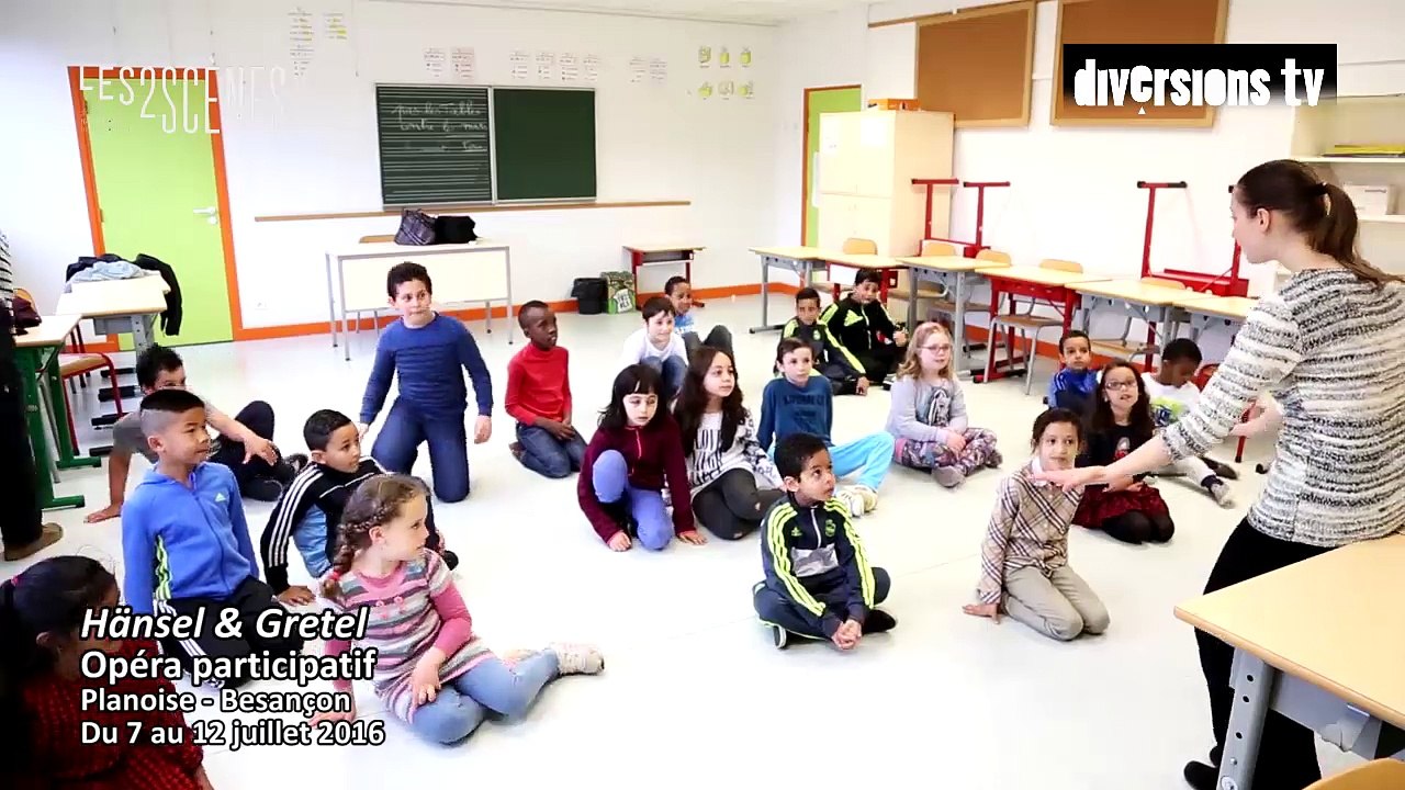 Les 2 Scènes - Création Hansel et Gretel - Atelier chant à l'Ecole Fourier