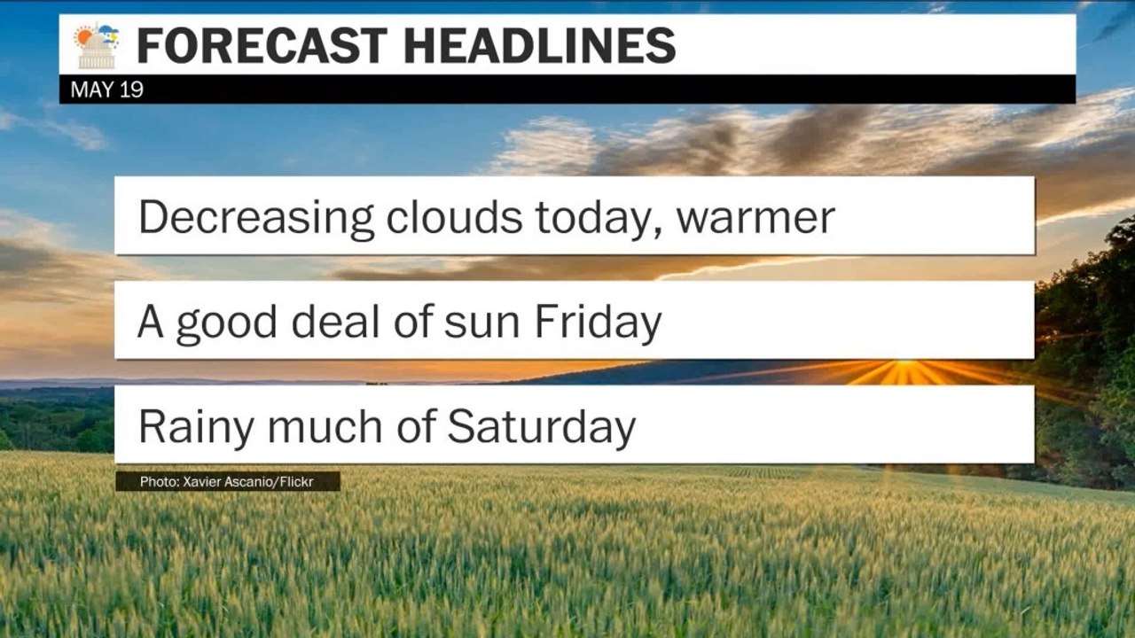 Sun is coming, briefly