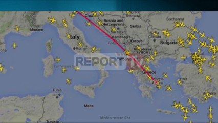 Report TV - Një orë para se të zhdukej avioni i 'EgyptAir' kaloi mbi Shqipëri