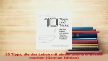 PDF  10 Tipps die das Leben mit einem Stoma einfacher machen German Edition Free Books
