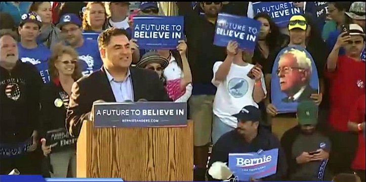 Cenk Uygur introduces Bernie Sanders Vallejo CA 5-18-2016