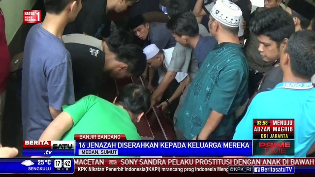 16 Jenazah Korban Banjir Bandang Diserahkan ke Keluarga