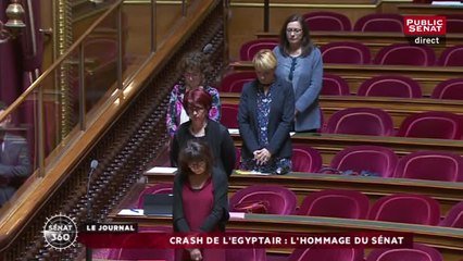 Egyptair : l'hommage du Sénat aux victimes