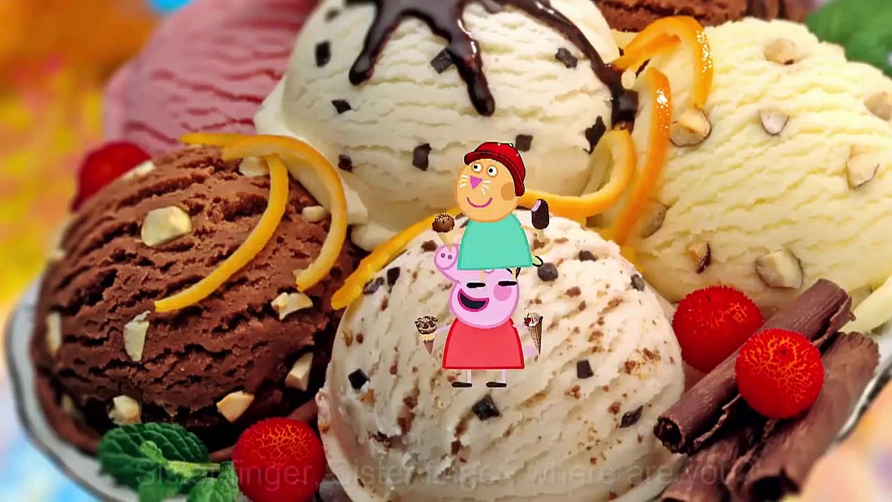 Peppa Pig Ice Cream Finger Family Nursery Rhyme video snippet