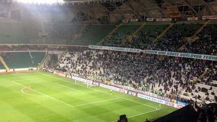 Konyaspor Beşiktaş 18.05.2016 Taraftar dakika 42 samanyolu