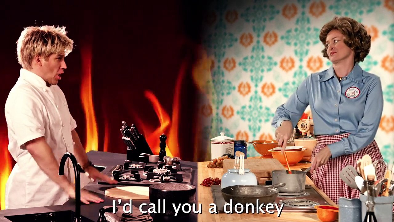 Gordon Ramsay vs Julia Child. Epic Rap Battles of History - Season 5