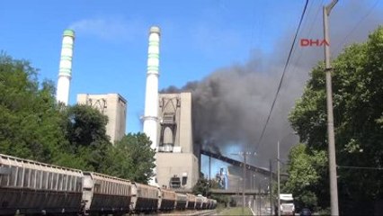 Zonguldak Çatalağzı Termik Santralinde Yangın Çıktı