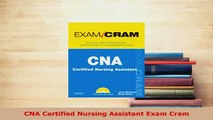 Read  CNA Certified Nursing Assistant Exam Cram Ebook Free