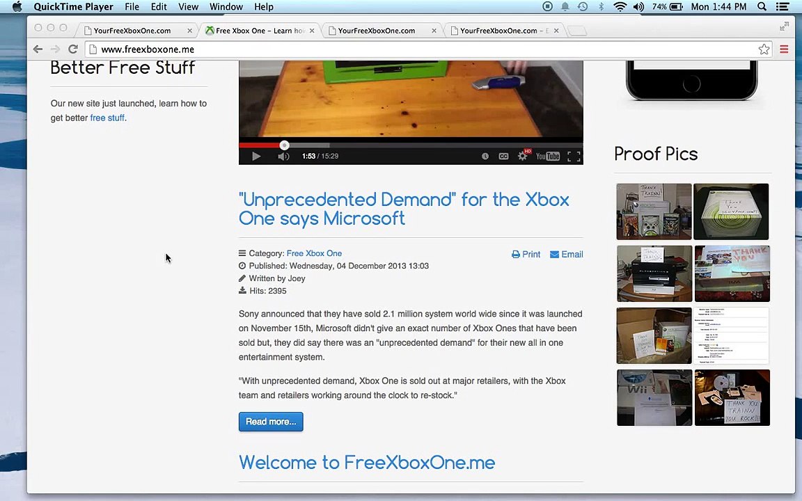 Get a Free Xbox one or $480 in cash.