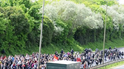 Manifestation à Caen contre la loi Travail le 19 mai 2016