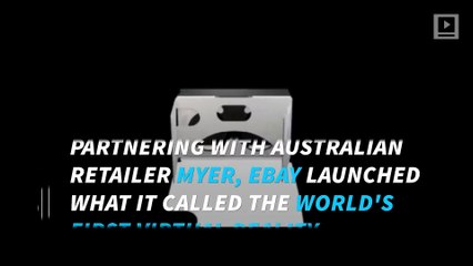 eBay now has a virtual reality shop in Australia