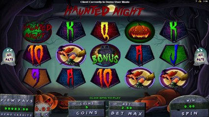Haunted Night ilmainen kasino kolikkopeli Genesis Video Esikatselu