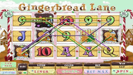 Gingerbread Lane ilmainen kasino kolikkopeli Genesis Video Esikatselu