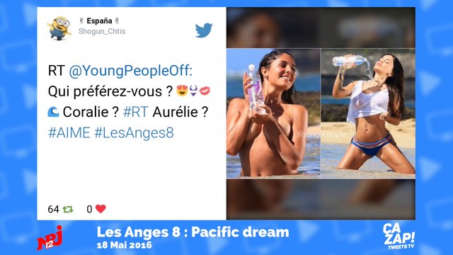 Le shooting très sensuel des filles des Anges 8 enflamme la Toile