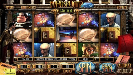 Whospunit? ilmainen kasino kolikkopeli BetSoft Video Esikatselu