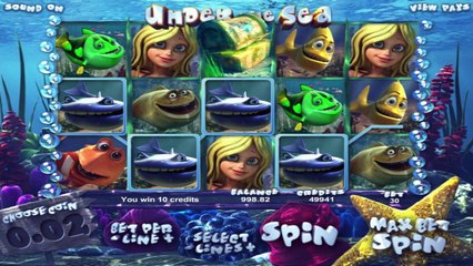 Under the Sea ilmainen kasino kolikkopeli BetSoft Video Esikatselu