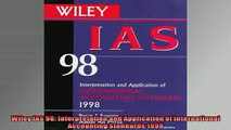 FREE PDF DOWNLOAD   Wiley IAS 98 Interpretation and Application of International Accounting Standards 1998  DOWNLOAD ONLINE