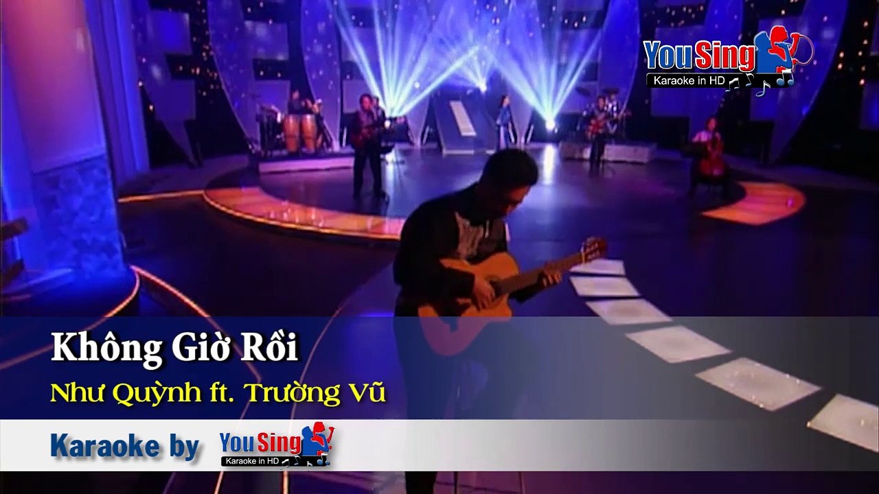 Karaoke - Không Giờ Rồi - Như Quỳnh & Trường Vũ