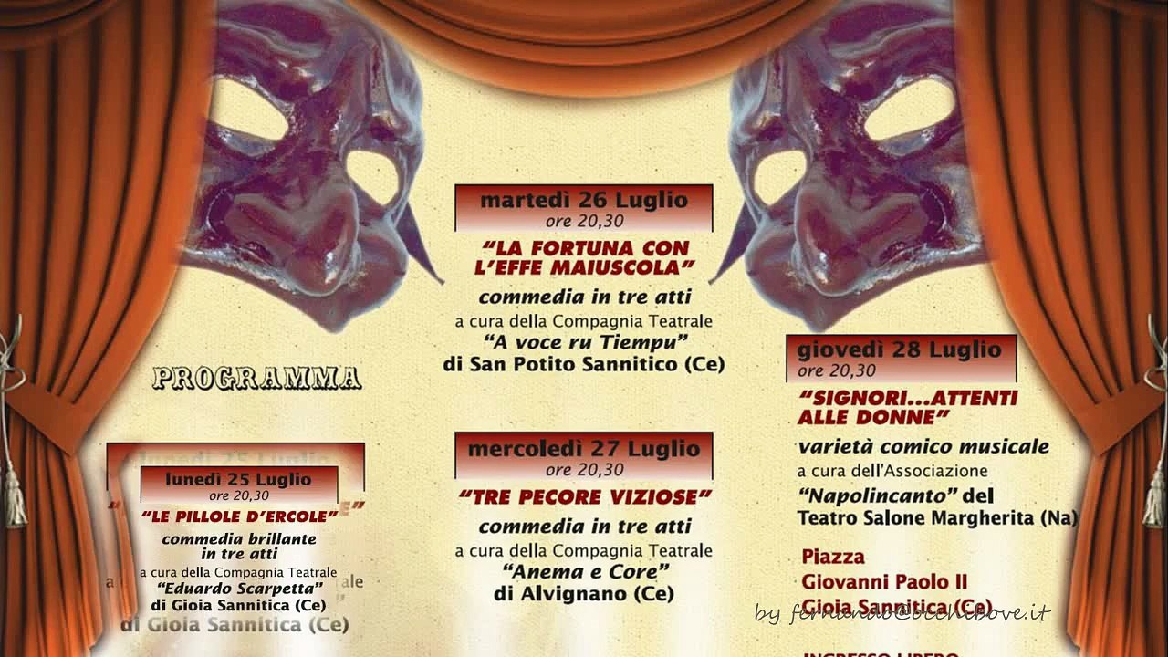 Gioia Sann. 25 luglio 2011- Le pillole d'Ercole (vid.recuperato)