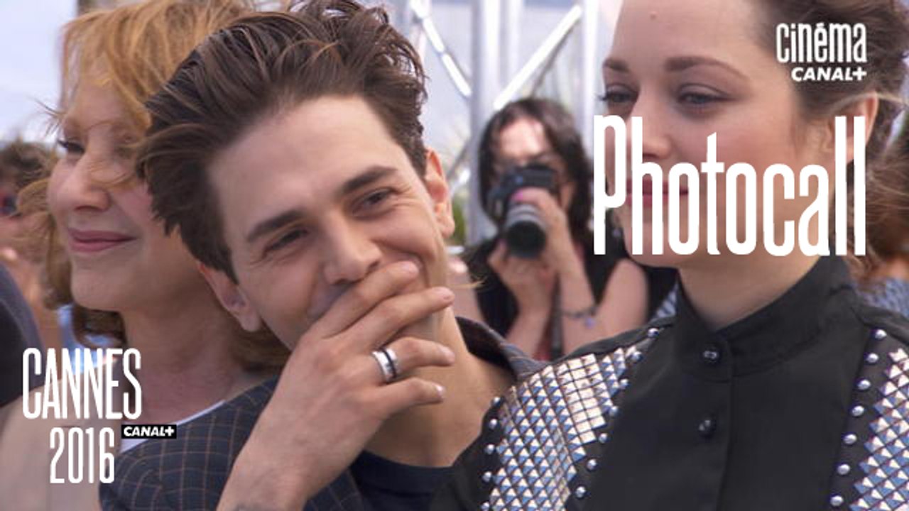 Xavier Dolan, Vincent Cassel, Marion Cotillard, Gaspard Ulliel, Léa Seydoux et Nathalie Baye (Juste la fin du monde) - Photocall Officiel - Cannes 2016 - CANAL+