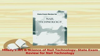 Download  Miladys Art  Science of Nail Technology State Exam Review for Nail Technology Free Books