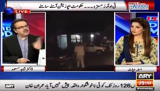 Dr. Shahid Masood PA k Wuzara ki chitrol krty hue- Tv py bat krty Galian dety hen to halqy ma kya krty hongy