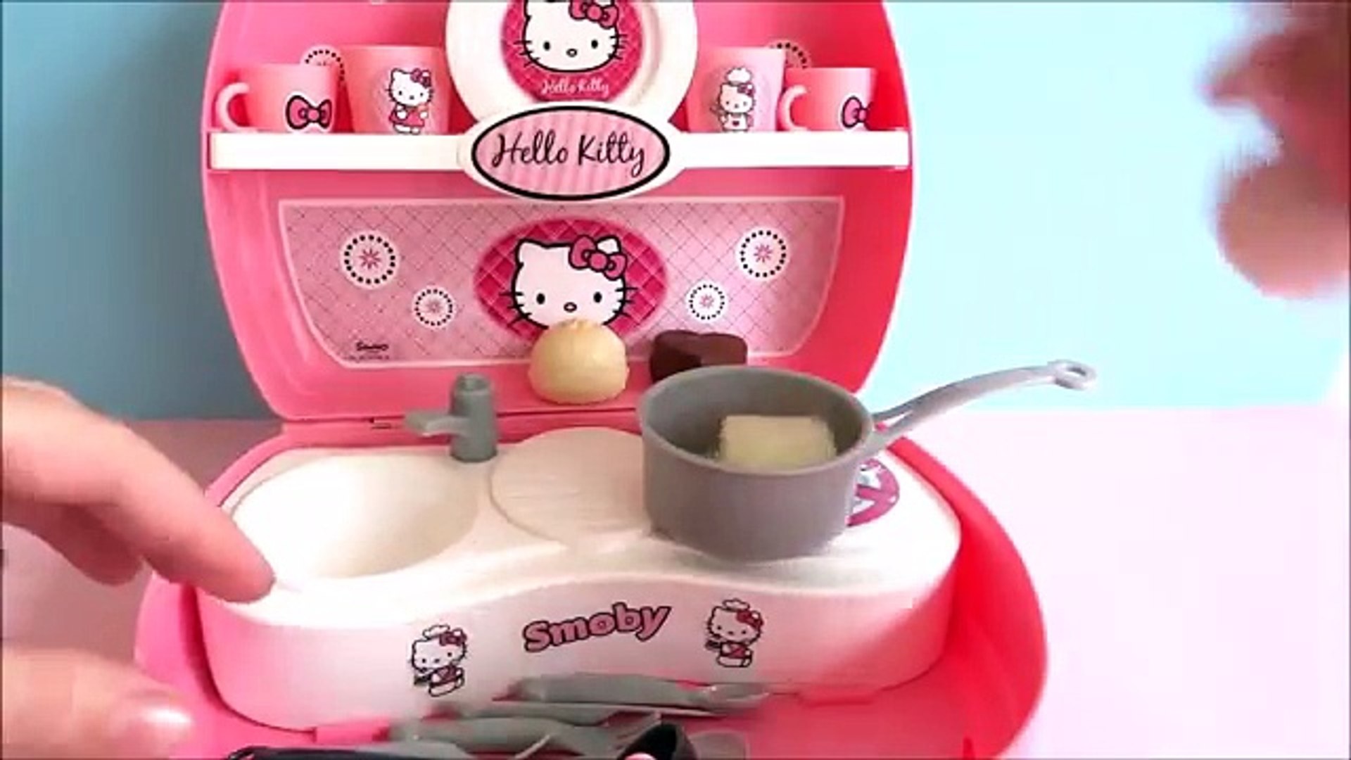 ⁣Hello Kitty Mini Kitchen Mini Cuisine Cooking Baking Playset with Hello Kitty Plush