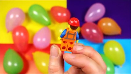Learn Colors with Balloon Pop Surprise Toys Shopkins, Disney Cars, Dora the Explorer