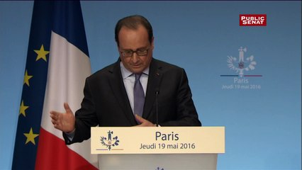 Hollande : " Le projet de loi travail est un progrès pour la situation des personnes handicapées"