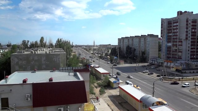 Мини смерч в Астрахани