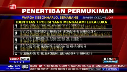 7 Identitas Polisi Terluka Akibat Bentrok