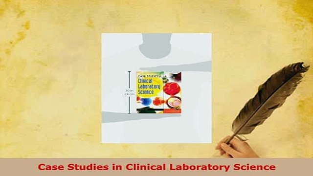 Read Case Studies in Clinical Laboratory Science Ebook Free