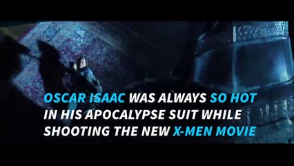 You'll never guess where Oscar Isaac's X-Men Apocalypse suit made him sweat!