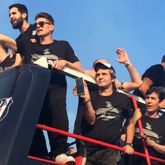 Beşiktaş stada işte böyle geldi!