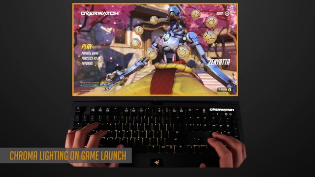 Official Overwatch Razer hardware Powered by Razer Chroma