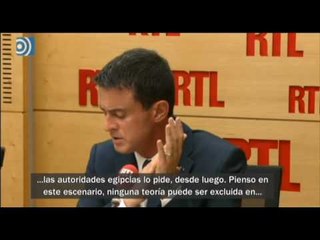 Manuel Valls no descarta ninguna hipótesis sobre la desaparición del avión