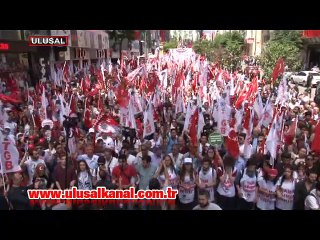 On binler TGB öncülüğünde yürüdü